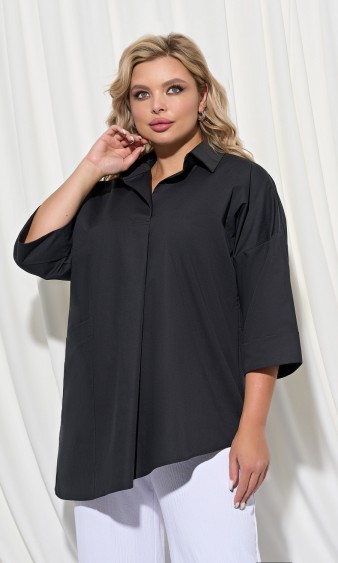 Блуза 0274-1 чёрный